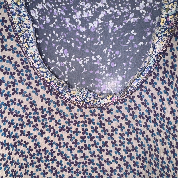 Vivienne Tam 100% Silk Two Print Dress/Tunic with Side Ruffles - Picture 6 of 8